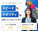 一目で伝わるパワーポイント資料に仕上げます 累計5000スライド超。あなたの提案が刺さる資料に変わる。 イメージ1