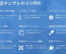 近未来型 スタイリッシュ＆おしゃれなHP作成します サーバー料金 永久無料 ワードプレス設置 ホームページ 作成 イメージ3