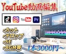 YouTube動画編集を1本3,000円で承ります 破格の価格で魅力的な動画をお届けします イメージ1