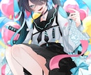 8月納品可！イラスト制作いたします 動画サムネイル・配信立ち絵・同人誌表紙など多岐にわたります！ イメージ2