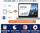 文章メモからPowerPoint資料を作成します 伝えたい内容を整理して、見やすく分かりやすい資料に仕上げます イメージ1