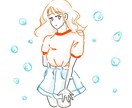 あなたのアイコンをお描きします 現役美大生のイラストでお顔を描きます イメージ2
