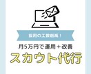 スカウト配信を代行します カスタマーサクセス組織の現役マネージャー【大手人材会社】 イメージ1