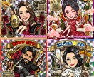 高品質ビックリマン風キャラをシール化まで制作します 公式グッズ実績有の安心クオリティ シール作成まで一括対応 イメージ6