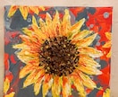 毎月、何が届くか楽しみなお花のアートをお届けします 15×15cm、手描きのアクリル画の原画配送します。 イメージ4