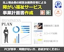 障害福祉サービスに特化した事業計画書を作成します 融資が必要ならこちら！パワポ50枚+エクセルのセットです イメージ1