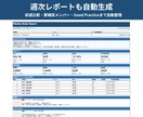 営業KPI・週次レポートを自動化します 営業集計から担当者分析・改善点まで自動化 イメージ3
