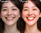 人物写真を自然にスリム補正＆美肌加工します 「やりすぎない」がちょうどいい。自然で清潔感のある人物加工 イメージ1