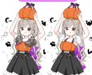 選べるデザイン！ハロウィン量産イラストお描きします オプションカスタムでより理想のお姿に近づけることも可能です！ イメージ1
