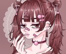 最短2日♡商用込み♡どんな条件でも女の子を描きます 今だけ追加料金なし！無料修正可！理想の女の子をイラストに♡ イメージ4