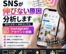 SNSが伸びない原因を分析・改善します 投稿分析から次にやるべき施策まで具体化します イメージ1
