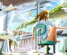 世界観や物語を感じる人物＋背景お描きします 楽曲配信やCDジャケット などにオススメです！ イメージ3
