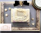 フランス輸入生地でコンパクトなお財布を制作します 特別なプレゼントに。トワルドジュイ、ロリータ、ロココお好みで イメージ6