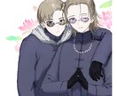 可愛い、かっこいいイラスト描きます SNSアイコン、立ち絵など描きます！ イメージ4