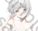 透明感ある可愛いアイコンお描きします 商用利用◎アイコンやサムネ用等お気軽にご相談ください！ イメージ4