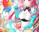 ご依頼に合わせた、納得のあるイラスト制作いたします 一枚絵、MV、配信用など…ご要望にお応えします。 イメージ3