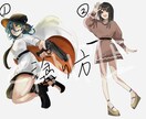 TRPGの立ち絵描きます 全身orバストアップのキャラクターイラスト イメージ4