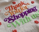 ポーチやTシャツに手刺繍いたします 現役ファッションデザイナーがデザイン提案、刺繍します。 イメージ4