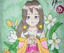 浮世絵風イラスト描きます 独特な画風が好きな方、大歓迎です！ イメージ1