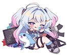 かわいいミニキャラ・SDイラスト制作します 商用利用込み！Vtuber活動者SNS・グッズに最適！！ イメージ4