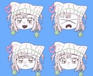 喜怒哀楽4種を可愛く描きます あなたや家族、友人やペットの似顔絵をかわいいタッチで！ イメージ5