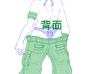 簡単なキャラクターのイメージを起こします デザインは浮かんだけども、絵に起こせない方へ イメージ2