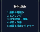 AI導入・効率化｜あなたの専用GPTsを制作します ChatGPTが苦手でもOK｜完全オーダーメイドのGPTs！ イメージ8