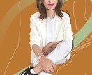スタイリッシュな似顔絵作成します 元ファッションデザイナースタイリッシュでリアルアート提案 イメージ3