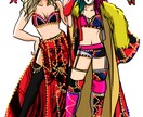 女性キャラクターをお描きいたします 衣装を生かしたイラストを作成します。 イメージ3
