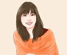 七難隠せるおしゃれな似顔絵お描きします 離れすぎず、リアルすぎない程よいイメージに仕上げます イメージ1
