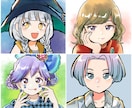 漫画調でアイコン、イラスト、似顔絵を描きます 立ち絵、表情差分、配信、歌ってみた、イラスト全般OK イメージ2