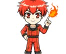 ミニキャラ描きます イリアムなどで使えるミニキャラです。 イメージ3