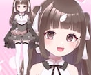 かわいくキレイなLive2D用イラスト描きます 現役セルフ受肉Vtuberがお仕立てします！ イメージ6