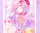 キラキラかわいいイラストを描きます 2週間以内のスピード納品可能！ イメージ2