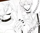 美男子のアイコンイラスト描きます 最短1日、早期納品します！よろしくおねがいします！ イメージ3
