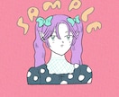 おしゃれでかわいいポップなアイコン作成します SNSアイコンでちょっとかわいい個性を出したい方！ イメージ2