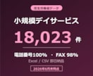 小規模デイ・地域密着型通所介護提供します 電話番号100%／18,023件／2026年6月末時点 イメージ1