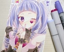 アナログで等身イラスト描きます アナログ画材で手書き特有の質感を出します！ イメージ2