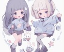ミニキャラをお描きします ゆるいミニキャラ（３頭身くらいの）イラスト イメージ6