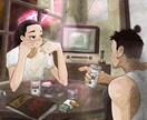 あなただけのポップなオリジナルイラストを作成します ポップでかわいい世界観のイラストをご提案させていただきます イメージ10
