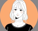 5名様限定★SNS用似顔絵アイコン描きます 背景色変更、リップ＆チーク無料 イメージ3
