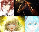 アイコン、1枚絵、夢絵、動画のサムネを作成します アイコン絵、1枚絵、夢絵、動画や配信のサムネイル画像等も作成 イメージ3