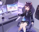 VTuberさん向け 活動用イラスト描きます 透明感重視＆SNS映えを意識したイラスト イメージ3