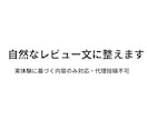 レビュー・感想文を自然に整えます 感じたことを自然で読みやすい文章に整えます イメージ1