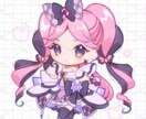表情差分無料/ミニキャラ・SDキャラ描きます グッズ、アイコン、配信、動画、プレゼントなど多様に対応します イメージ5