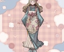 IRIAM TRPGなどに使える立ち絵販売します 和風な喫茶で働くウエイトレスのようなかわいい女の子です。 イメージ3