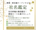 最大5つまでの候補の「社名鑑定」をします 社名候補を徹底鑑定します！最強のひとつを選びましょう。 イメージ1