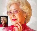 遺影写真を絵画調に加工します 遺影をイラストにして、あたたかい雰囲気の葬儀にしてみませんか イメージ1