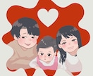お子さんの似顔絵作成しますます 水彩タッチのかわいいイラストを作成します イメージ3