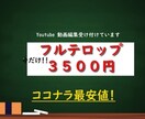 YouTube動画をフルテロップで編集します ココナラ内最安値で行います！（ある条件において） イメージ1